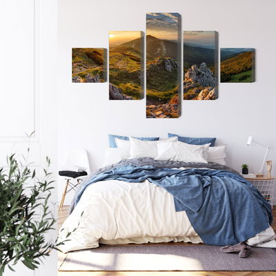 Ljuddämpande tavla - Bread mountain peak