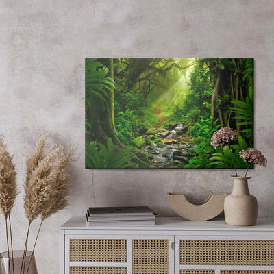 Ljuddämpande tavla - 3d rainforest