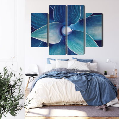 Ljuddämpande tavla - Top view of the plant