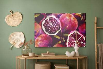 Ljuddämpande tavla - Pomegranate fruit