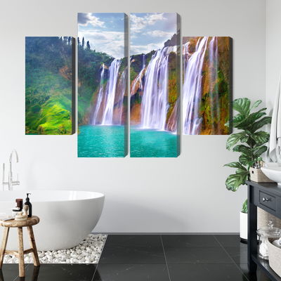 Ljuddämpande tavla - The waterfall in luoping