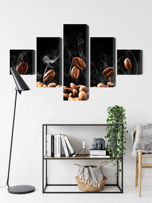 Ljuddämpande tavla - Hot coffee beans