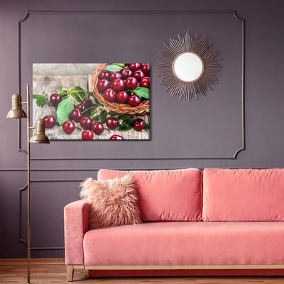 Ljuddämpande tavla - Cherries in the basket