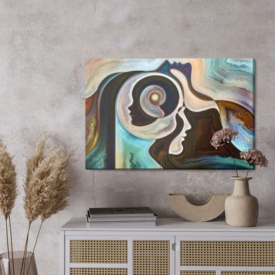 Ljuddämpande tavla - Abstraction of the human