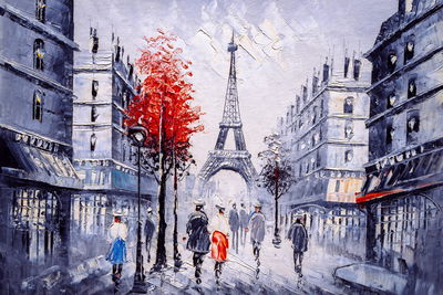 Ljuddämpande tavla - Parisian construction