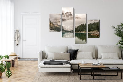 Ljuddämpande tavla - Moraine Lake in banff