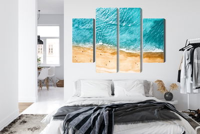 Ljuddämpande tavla - Aerial view of the ocean