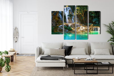 Ljuddämpande tavla - Kuang si waterfall