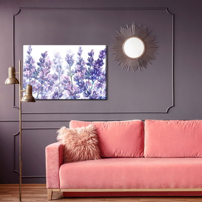 Ljuddämpande tavla - Watercolor lavender