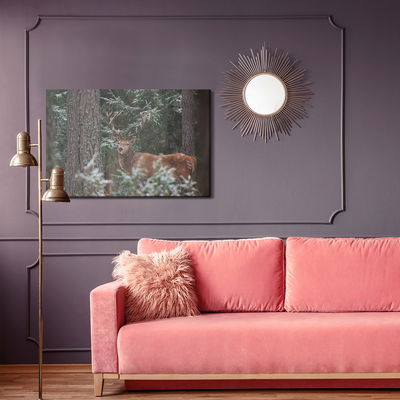 Ljuddämpande tavla - A deer with a magnificent