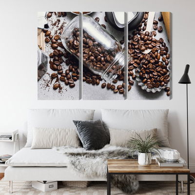 Ljuddämpande tavla - Ingredients for making coffee