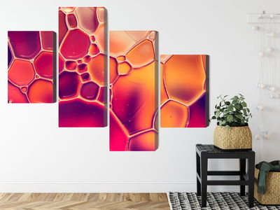 Ljuddämpande tavla - Water drops on a macro scale