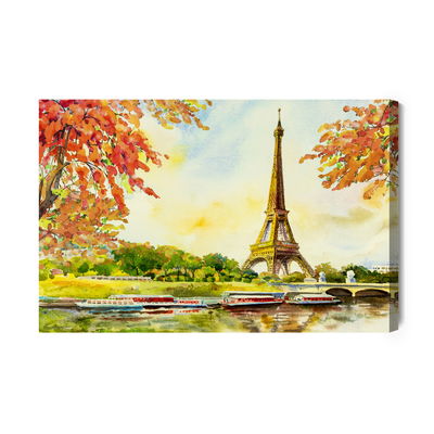 Ljuddämpande tavla - View of the eiffel tower