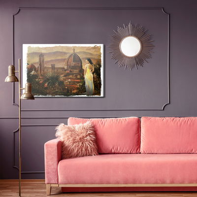 Ljuddämpande tavla - The woman on the background