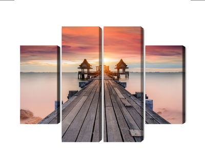 Ljuddämpande tavla - Hazy sea