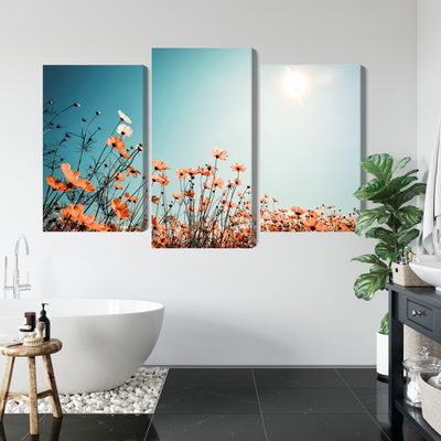 Ljuddämpande tavla - Field flowers in the sun