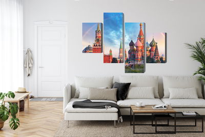 Ljuddämpande tavla - Panorama of the red square