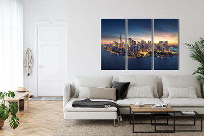 Ljuddämpande tavla - New York city panorama