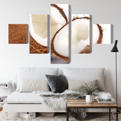 Ljuddämpande tavla - Coconut halves