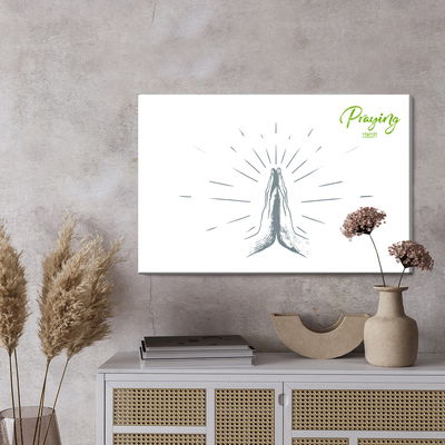 Ljuddämpande tavla - Prayer to god