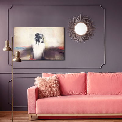 Ljuddämpande tavla - Abstract women’s portrait