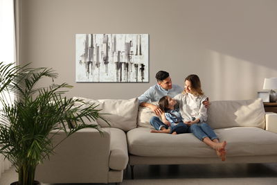 Ljuddämpande tavla - Abstraction painting