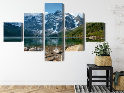 Ljuddämpande tavla - Morskie oko in the tatras 3d