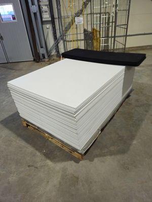 SilentDirect PET 180x120cm - Andrasortering, vit