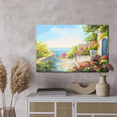 Ljuddämpande tavla - House by the sea