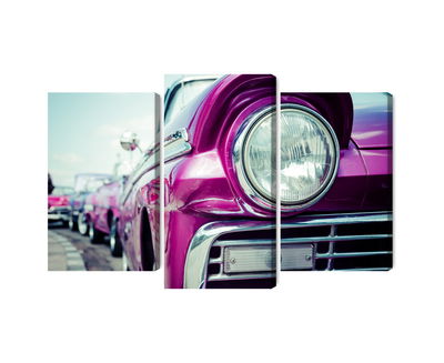 Ljuddämpande tavla - Retro style car headlight