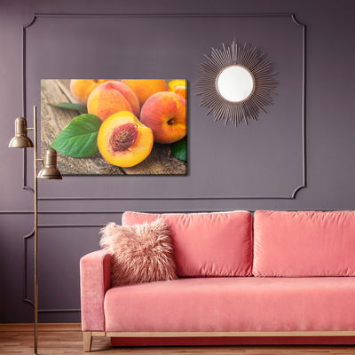 Ljuddämpande tavla - Peaches on wood