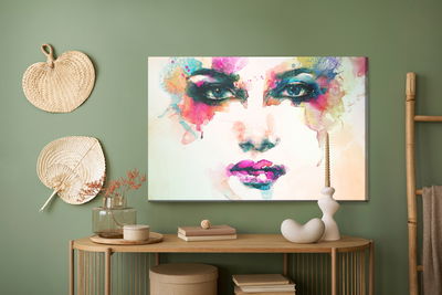 Ljuddämpande tavla - Women’s face