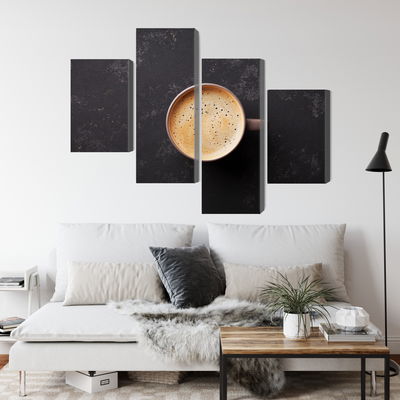Ljuddämpande tavla - A cup of fresh coffee