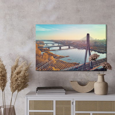Ljuddämpande tavla - Bridges in Warsaw
