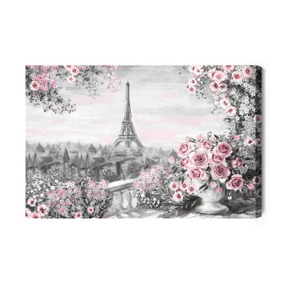 Ljuddämpande tavla - View of the eiffel tower