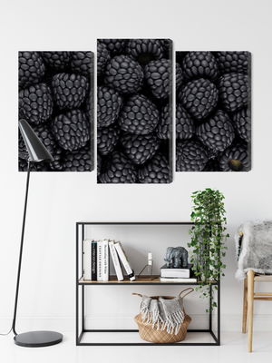 Ljuddämpande tavla - Blackberries on a macro scale
