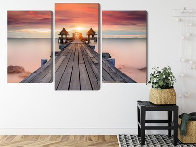 Ljuddämpande tavla - Hazy sea