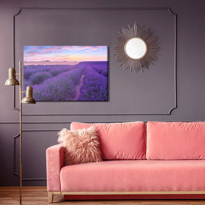 Ljuddämpande tavla - Lavender field