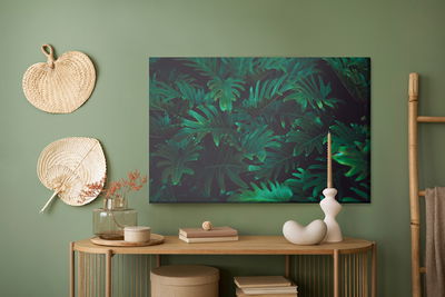 Ljuddämpande tavla - Tropical fern bushes