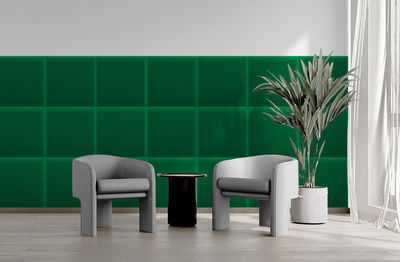 Firkantet lydabsorber - fløjl