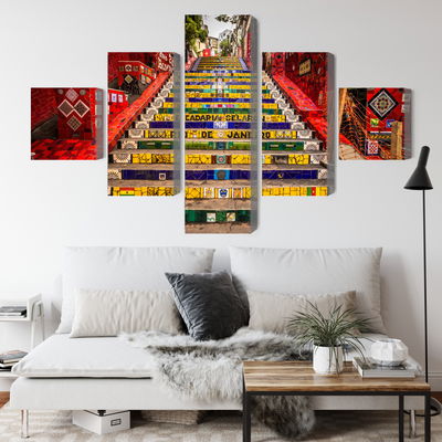 Ljuddämpande tavla - Selaron stairs