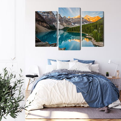 Ljuddämpande tavla - Canadian Moraine Lake 3d