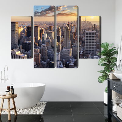 Ljuddämpande tavla - 3d panorama of New York city