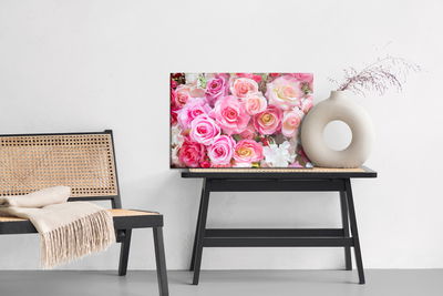 Ljuddämpande tavla - 3d multi-colored roses