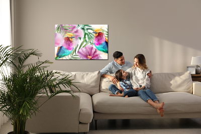 Ljuddämpande tavla - Of tropical birds