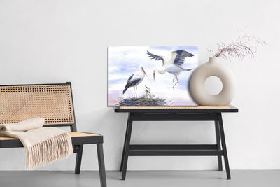 Ljuddämpande tavla - Stroch in aqaurell colours