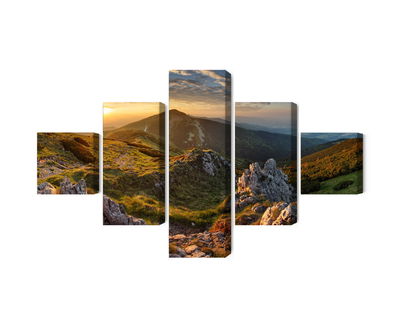 Ljuddämpande tavla - Bread mountain peak