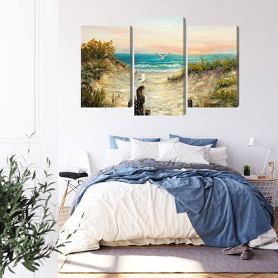 Ljuddämpande tavla - Painted sand dunes