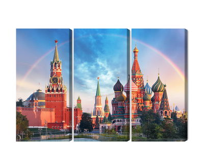 Ljuddämpande tavla - Panorama of the red square