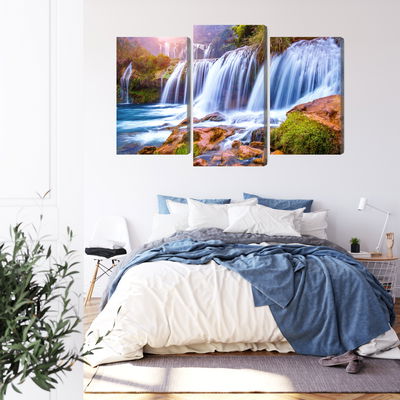 Ljuddämpande tavla - Jiulong waterfall in luoping